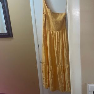 One Shoulder MIDI Dress